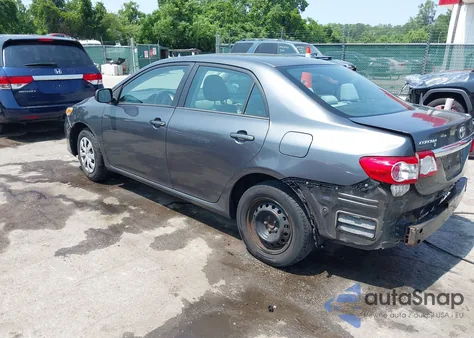 2011 Toyota Corolla Le from USA, damaged, VIN 2T1BU4EE7BC592563